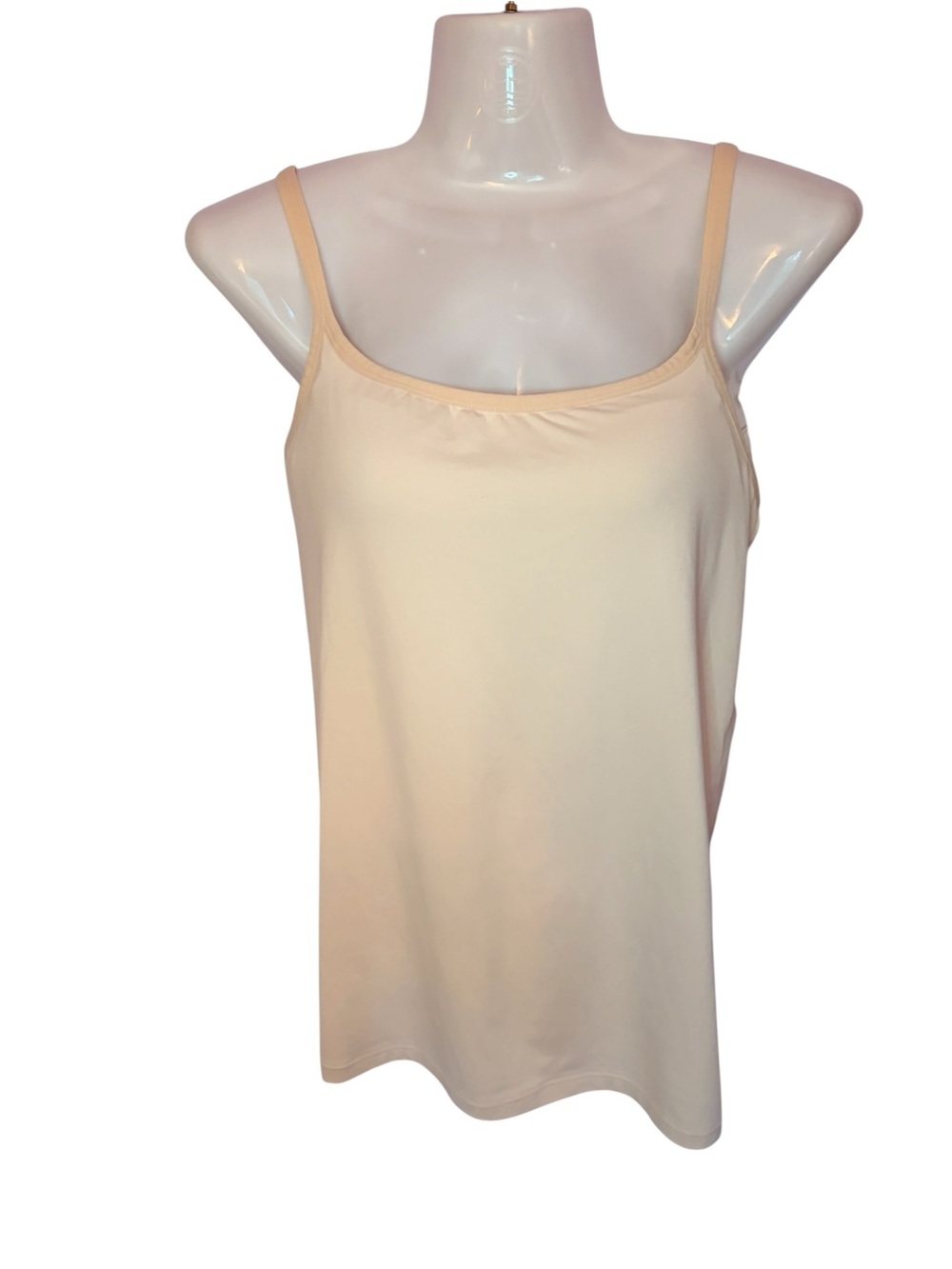 Uniqlo AIRism Cream Beige Stretch Camisole with cups